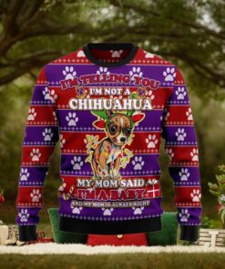 Chihuahua Baby Ugly Christmas Sweater, Chihuahua Loves Xmas, I’m Not A Chihuahua Ugly Sweater For Men & Women – Gift For Christmas, Chihuahua Lovers
