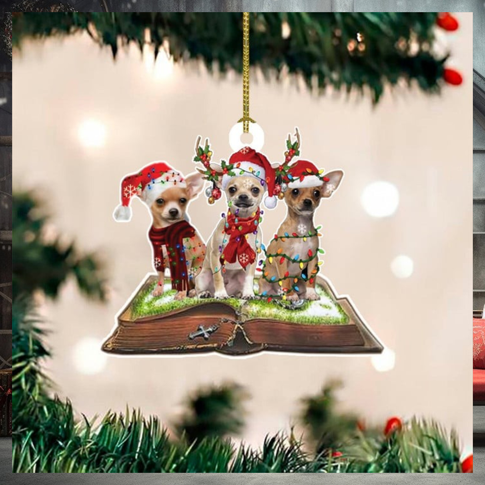 Chihuahua Christmas Ornament 2023 Christmas Tree Decorations Gifts For Chihuahua Lovers Chihuahua Christmas Ornament 2023 Christmas Tree Decorations Gifts For Chihuahua Lovers