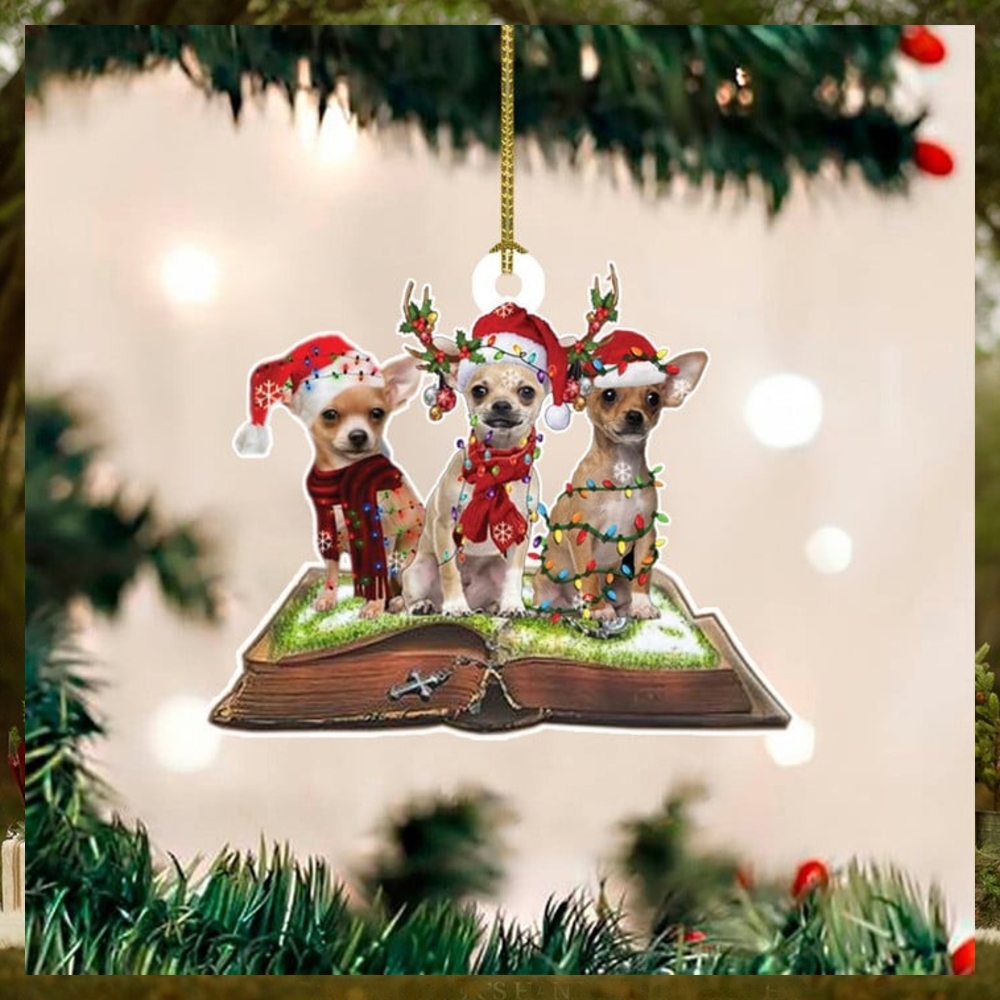 Chihuahua Christmas Ornament 2023 Christmas Tree Decorations Gifts For Chihuahua Lovers Chihuahua Christmas Ornament 2023 Christmas Tree Decorations Gifts For Chihuahua Lovers