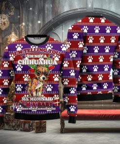 Chihuahua Dog Baby Christmas Ugly Christmas Sweater For Men And Women