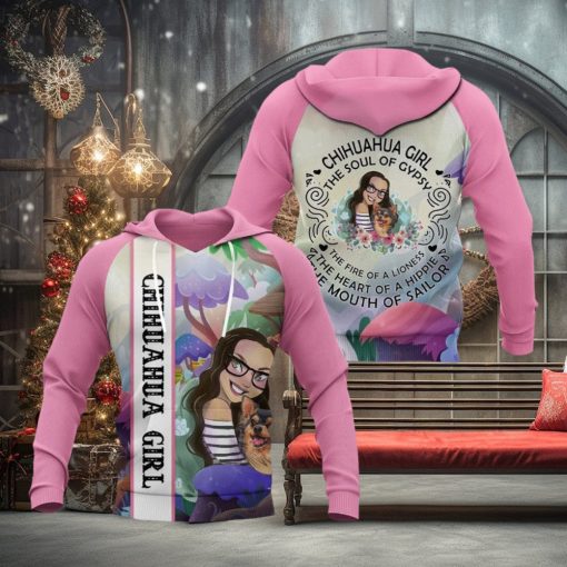 Chihuahua Girl 3D Hoodie