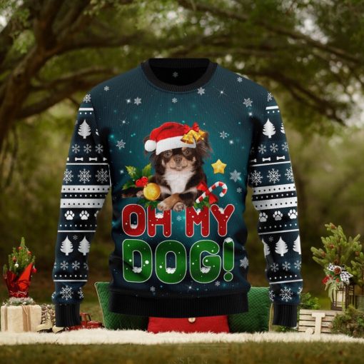 Chihuahua Oh My Dog! Ugly Christmas Sweater Cute Christmas Gift For Family