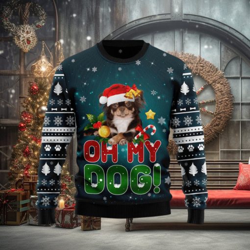 Chihuahua Oh My Dog! Ugly Christmas Sweater Cute Christmas Gift For Family