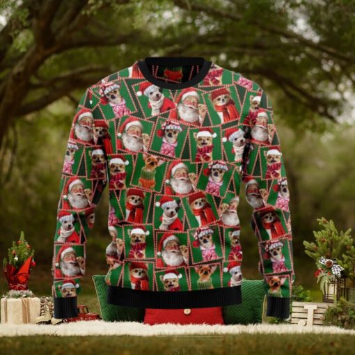 Chihuahua Santa Claus Special Design For Christmas Holiday 3D Sweater Gift For Christmas