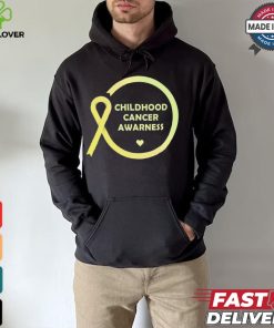 Childhood Cancer Awareness Month T Shirt Gift yellow Ribbon shirt