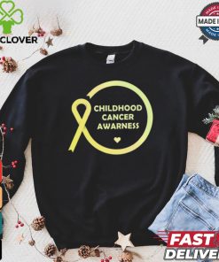 Childhood Cancer Awareness Month T Shirt Gift yellow Ribbon hoodie, sweater, longsleeve, shirt v-neck, t-shirt