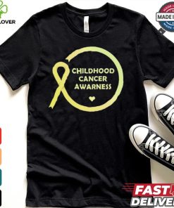 Childhood Cancer Awareness Month T Shirt Gift yellow Ribbon hoodie, sweater, longsleeve, shirt v-neck, t-shirt