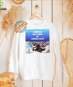 Childless Cat For Ladies For Harris 2024 Shirt