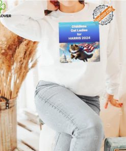 Childless Cat For Ladies For Harris 2024 Shirt