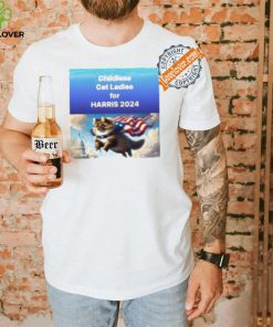 Childless Cat For Ladies For Harris 2024 Shirt