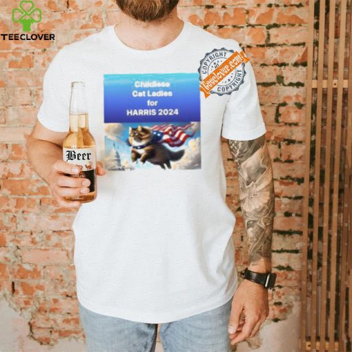 Childless Cat For Ladies For Harris 2024 Shirt