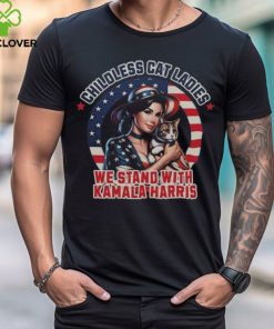 Childless Cat Ladies We Stand With Kamala Harris Childless Millennials 2024 T shirt