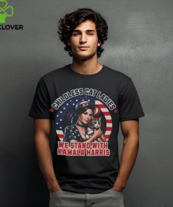 Childless Cat Ladies We Stand With Kamala Harris Childless Millennials 2024 T shirt