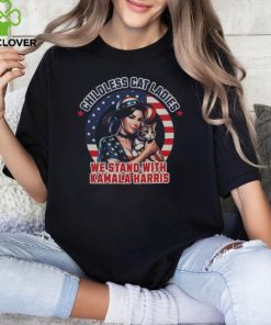 Childless Cat Ladies We Stand With Kamala Harris Childless Millennials 2024 T shirt