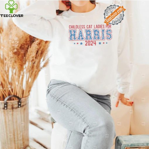Childless Cat Ladies for Harris 2024, Kamala Harris 2024 T Shirt, Madam Vice President, Vote 2024, funny political tee