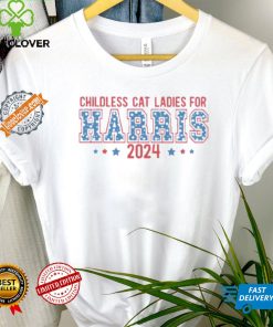 Childless Cat Ladies for Harris 2024, Kamala Harris 2024 T Shirt, Madam Vice President, Vote 2024, funny political tee