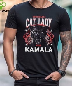 Childless Cat Lady Harris 2024 Vote Democrat Kamala 2024 T shirt