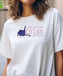 Childless Cat Lady Miserable 2024 Shirt