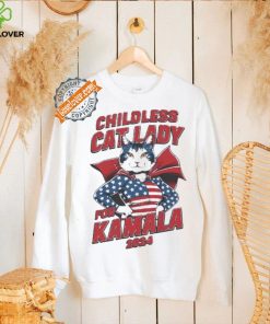 Childless cat lady for Kamala Cat supperman shirt