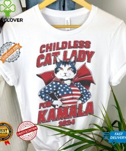 Childless cat lady for Kamala Cat supperman shirt