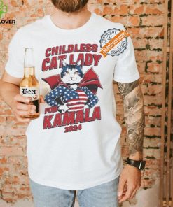 Childless cat lady for Kamala Cat supperman shirt