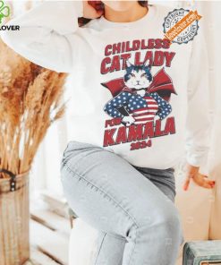 Childless cat lady for Kamala Cat supperman shirt
