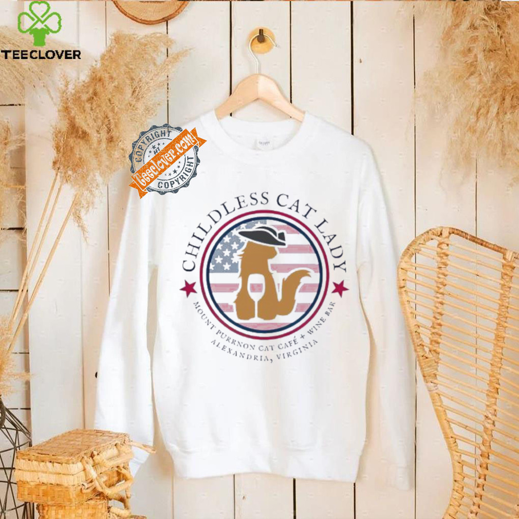 Childless cat lady mount purrnon cat cafe wine bar Alexandria Virginia Harris shirt Childless cat lady mount purrnon cat cafe wine bar Alexandria Virginia Harris shirt