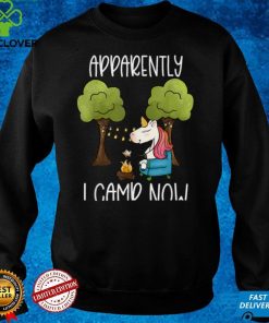 Childrens Glamping Gear Unicorn Camping Stuff Campfire Smore T Shirt