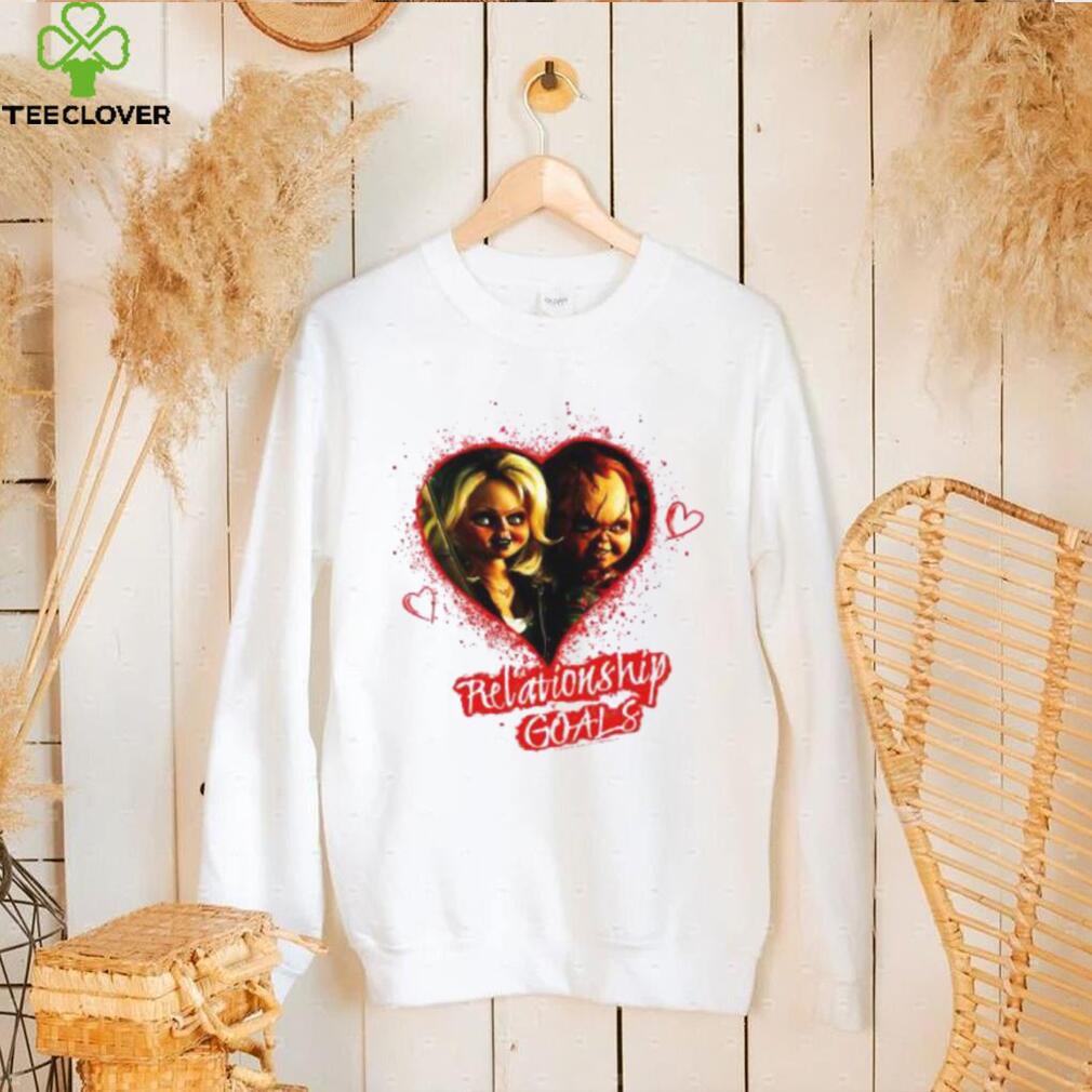 Child’s Play Chucky And Tiffany Relationship Goals T Shirt Child’s Play Chucky And Tiffany Relationship Goals T Shirt