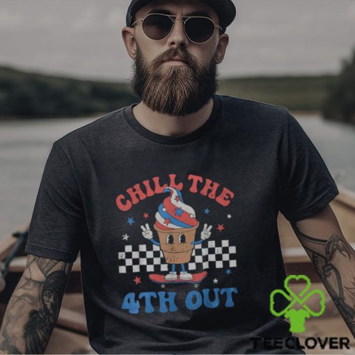 Chill The 4Th Out Retro Patriotic Ice Cream Fourth Of July Men’s T hoodie, sweater, longsleeve, shirt v-neck, t-shirt