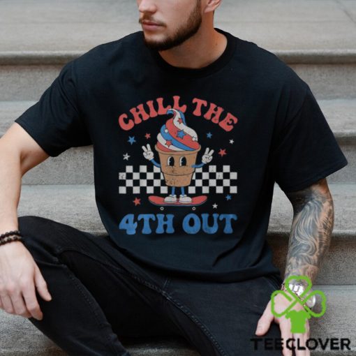 Chill The 4Th Out Retro Patriotic Ice Cream Fourth Of July Men’s T hoodie, sweater, longsleeve, shirt v-neck, t-shirt