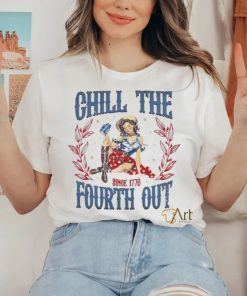 Chill The Fourth Out Retro 4th Of July Shirt