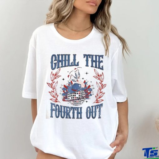 Chill The Fourth Out Vintage Cowgirl 4th Of July Shirt
