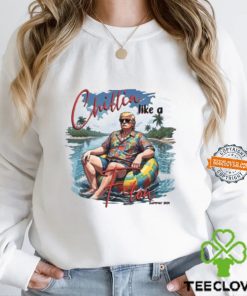 Chillin Like A Felon Trump 2024 Vacation Funny Election Shirt