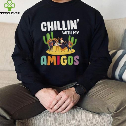 Chillin With My Amigos Funny Cinco de Mayo Fiesta Short Sleeve Unisex T Shirt