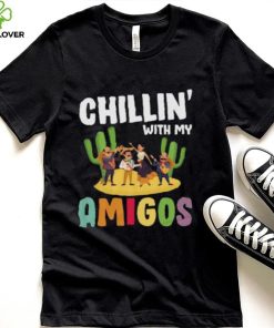 Chillin With My Amigos Funny Cinco de Mayo Fiesta Short Sleeve Unisex T Shirt