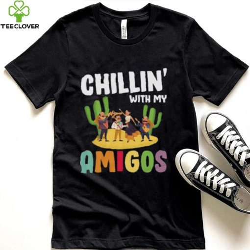 Chillin With My Amigos Funny Cinco de Mayo Fiesta Short Sleeve Unisex T Shirt