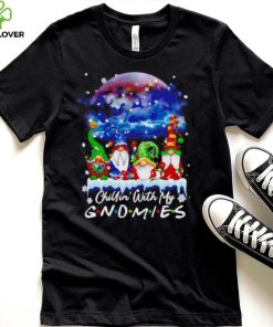 Chillin’ With My Gnomes Lights Moon Merry Christmas Shirt