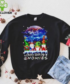 Chillin’ With My Gnomes Lights Moon Merry Christmas Shirt