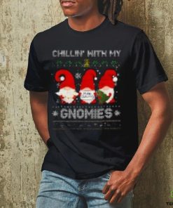 Chillin With My Gnomies Funny Christmas Family on Unisex Vintage Sport T Shirt