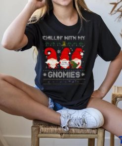 Chillin With My Gnomies Funny Christmas Family on Unisex Vintage Sport T Shirt