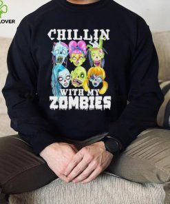 Chillin with my zombies halloween shirt