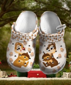 Chip And Dale Hazelnut Pattern Disney Graphic Cartoon Crocs Shoes