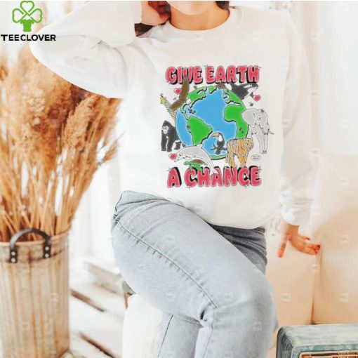 Chnge merch give earth a chance hoodie, sweater, longsleeve, shirt v-neck, t-shirt