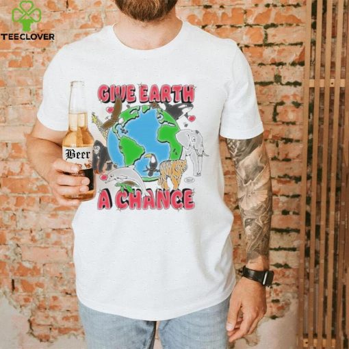 Chnge merch give earth a chance hoodie, sweater, longsleeve, shirt v-neck, t-shirt