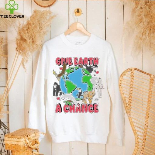 Chnge merch give earth a chance hoodie, sweater, longsleeve, shirt v-neck, t-shirt