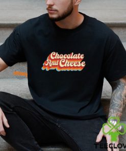 Chocolate & Cheese Script Shirt