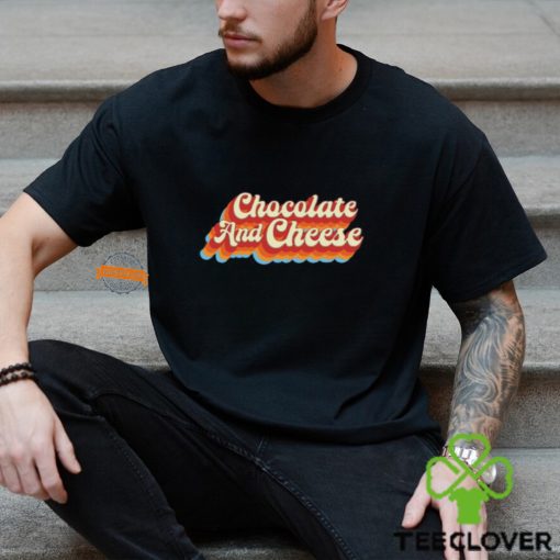 Chocolate & Cheese Script Shirt