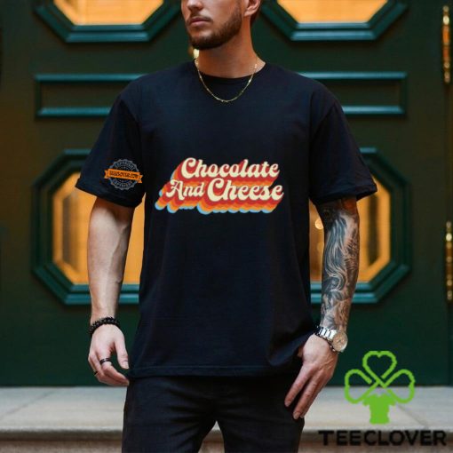 Chocolate & Cheese Script Shirt