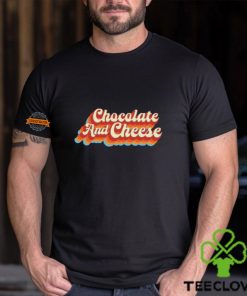 Chocolate & Cheese Script Shirt